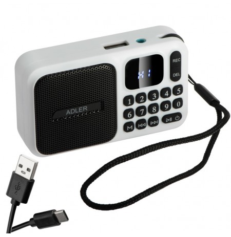 Radija pakraunama bluet,USB,micro SD,ADLER AD-1924