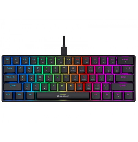 Tracer 47872 Gamezone CLAWS 61 USB Mechanical Keyboard, Black With RGB