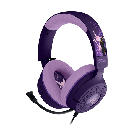 Razer Gaming Headset | Kraken V4 X | Wired | Microphone | Espeon & Umbreon Edition | Noise reduction