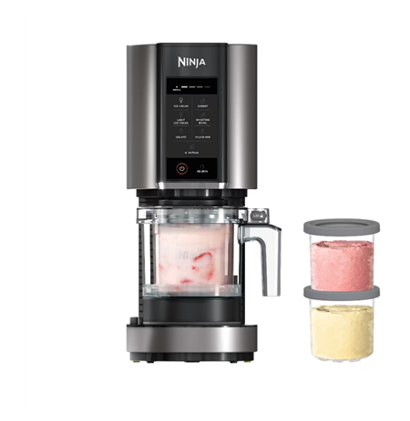 NINJA Ice Cream Maker | NC302EU CREAMi 7-in-1 | Power 800 W | Capacity 0.493 L | Black/Silver