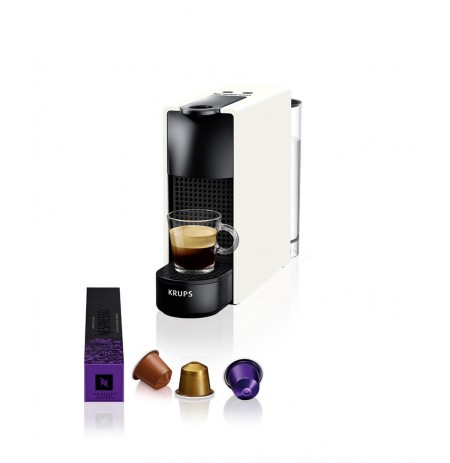 Coffee machine capsule Krups Nespresso Essenza Mini XN1101 (1260W, white color)