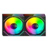 Mars Gaming MF3DPROX2 computer cooling system Computer case Fan 12 cm Black