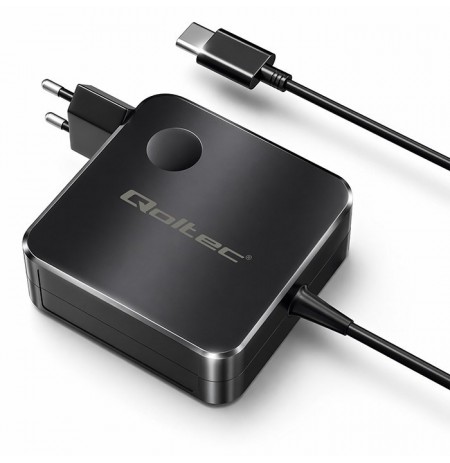 Qoltec 51778 GaN 65W charger | 5-21V | 3-3.25A | USB-C PD PPS