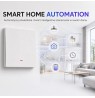 Qoltec 52719 Smart 1-Gang Light Switch | Wi-Fi | Timer | Tuya | Smart life | White
