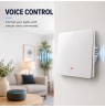 Qoltec 52719 Smart 1-Gang Light Switch | Wi-Fi | Timer | Tuya | Smart life | White
