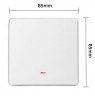 Qoltec 52719 Smart 1-Gang Light Switch | Wi-Fi | Timer | Tuya | Smart life | White