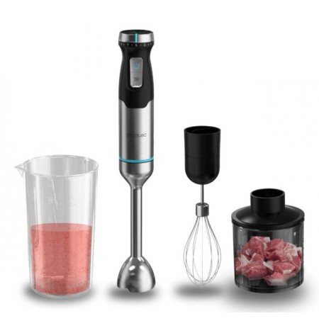 Cecotec Power Pulsar 2300MAX Cream&Crrush Immersion blender 2300 W Black, Stainless steel