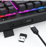 REDRAGON K516RGB-PRO SHIVA PRO 87 keyboard USB + RF Wireless + Bluetooth Black