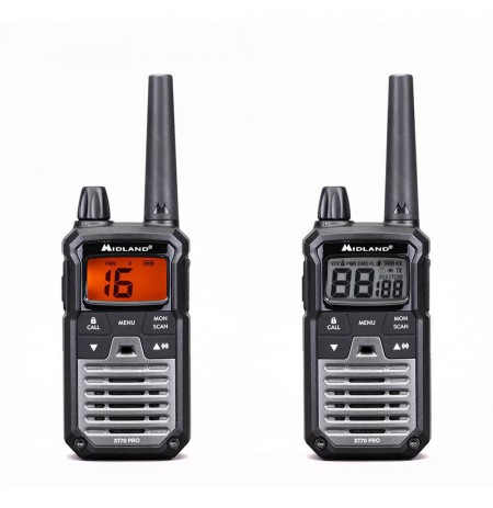 MIDLAND XT70 PRO PMR handheld walkie-talkies