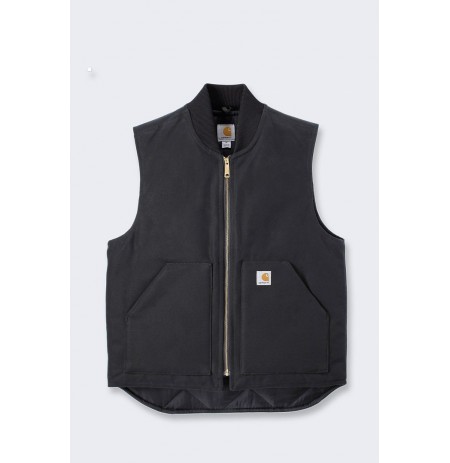 Carhartt V01 Firm Duck Insulated Black Vest