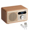 Radija su laikrodžiu ,bluet,MP3 ,USB ADLER AD-1923