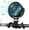 Momcozy PF01 Portable Stroller Fan | portable stroller fan | black