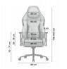 Huzaro Force 8.3 Grey gaming chair