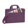 Rivacase Central 33.8 cm (13.3") Briefcase Purple