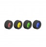 Ledlenser TAC6R Black Case hunting/tactical flashlight set