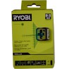 RYOBI Cross Laser with green beam. Working range 15 m. Operating time 6 hours. Class II laser. Wavelength: 520nm ± 10nm