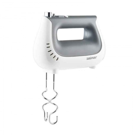 Zelmer ZHM2650 Super Silent Hand Mixer, White/Silver