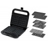 Lafe 47899 4 in 1 SnackMaster Sandwich Maker, Black