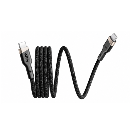 Aten 240W USB-C to USB-C Magnetic Charging Cable, 1 m | 2L-3101P240M | USB-C to USB-C