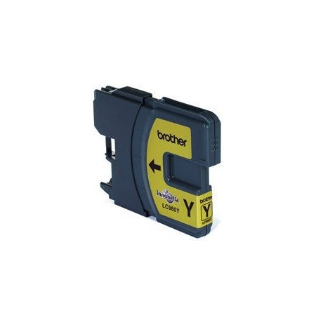 Rašalo kasetė Brother LC980Y yellow | 260 psl | DCP145C/ DCP165C/ MFC250C/MFC290