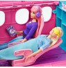 Barbie Dreamhouse Adventures Dreamplane Airplane Playset with Puppy and Snack Cart, 15+ Accessories