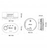 Carbon monoxide detector K5CO + smoke detector 2030-DSR3 KIDDE