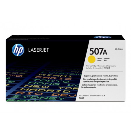 HP 507A (CE402A) Lazerinė kasetė, Geltona (SPEC)