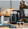 Adler Kettle with LED Display | AD 1305 | Electric | 2200 W | 1.7 L | Plastic | 360° rotational base | Black/Silver