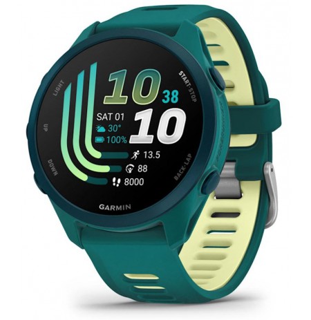 Garmin Forerunner 170 Music 3.05 cm (1.2") AMOLED 42 mm Digital 390 x 390 pixels Touchscreen Green GPS (satellite)