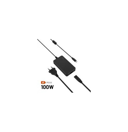 Power supply do laptopa Fixed 100 W, 3 A, 20 V (FIXCG100-PAD-BK)