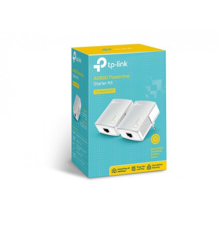 TP-Link TL-PA4010 KIT AV600 Powerline Starter Kit Ethernet LAN Adapterių rinkinys