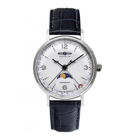 Zeppelin Hindenburg Moonphase 8077-1 WYP Watch