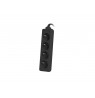 Lanberg PS0-04E-0150-BK power extension 1.5 m 4 AC outlet(s) Indoor Black