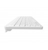 Natec Tang US wireless keyboard BT + 2.4 GHz quiet Slim white