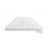 Natec Tang US wireless keyboard BT + 2.4 GHz quiet Slim white