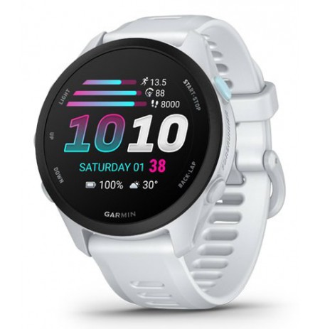 Garmin Forerunner 70 3.05 cm (1.2") AMOLED 43 mm Digital 390 x 390 pixels Touchscreen White GPS (satellite)