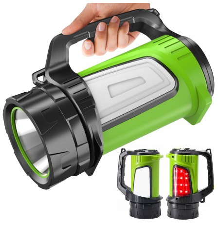 Maclean 3-in-1 LED Flashlight, Power Bank Function, 3 Light Modes, 5W XM-L-T6, Cold White 6500K, 3.7V 3x18650, 4500mAh, MCE345