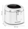 Tefal Filtra Vision FF2541E0 fryer Single 2.1 L Stand-alone 1900 W Deep fryer White