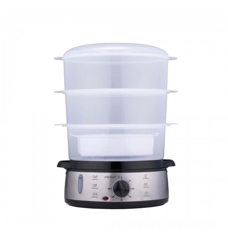 Steamer ALPINA 800W silver