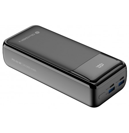 Powerbank GoGEN PB300002B 30000 mAh USB-C PD 65W QC 22,5W LCD black