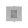 19" 15U 600 × 800 GREY FLOOR-STANDING RACK CABINET WITH PERFORATED DOOR AND LCD, LANBERG (FLAT PACK)