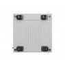 19" 15U 600 × 800 GREY FLOOR-STANDING RACK CABINET WITH PERFORATED DOOR AND LCD, LANBERG (FLAT PACK)