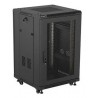 Lanberg FF01-6618-23B rack cabinet 18U Freestanding rack Black
