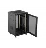 Lanberg FF01-6618-23B rack cabinet 18U Freestanding rack Black