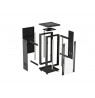 Lanberg FF01-6618-12B rack cabinet 18U Freestanding rack Black
