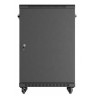 Lanberg FF01-6618-12B rack cabinet 18U Freestanding rack Black