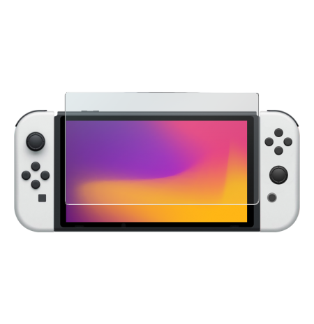 Ekrano apsauga DELTACO GAMING skirta Nintendo Switch OLED 7", atspari įbrėžimams, skaidri, 0,33 mm / GAM-151