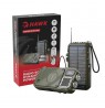 Hawk HWRDI440GN Radio Solar Dynamo With Powerbank, Black