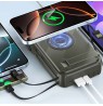 Hawk HWRDI440GN Radio Solar Dynamo With Powerbank, Black