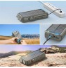 Hawk HWRDI440GN Radio Solar Dynamo With Powerbank, Black
